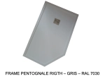 Receveur de douche, sur mesure, largeur 60 à 210 cm X 60 à 100 cm, Garantie 5 ans, résine pleine masse PN24 de couleurs, LIVRAISON RAPIDE, OFFERTE